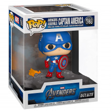 Фигурка Funko POP! Bobble: Deluxe: Avengers: Captain America (Assemble) (Exc)
