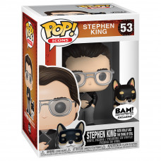 Фигурка Funko POP! Vinyl: Icons: Stephen King with Molly (Exc)