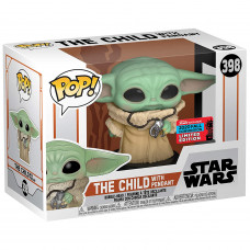 Фигурка Funko POP!: Star Wars: Mandalorian: The Child with Pendant Neckla (Exc)