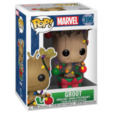 Фигурка Funko POP! Bobble: Marvel: Holiday: Groot with Lights & Ornaments