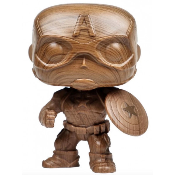 Фигурка Funko POP! Bobble: Marvel: Marvel: Captain America Wood Deco (Эксклюзив)