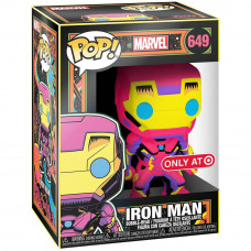 Фигурка Funko POP! Bobble: Marvel: Black Light: Iron Man (Эксклюзив)