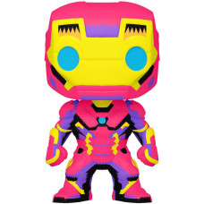 Фигурка Funko POP! Bobble: Marvel: Black Light: Iron Man (Эксклюзив)