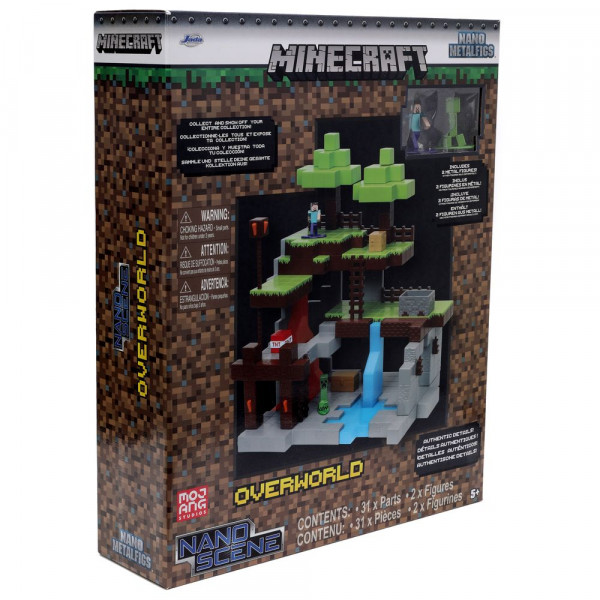 Набор Jada Toys: Minecraft Nano Scene With 2 Figures