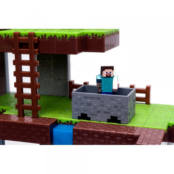 Набор Jada Toys: Minecraft Nano Scene With 2 Figures