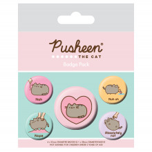 Набор значков Pusheen (Nah) 5шт BP80692