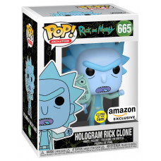 Фигурка Funko POP! Vinyl: Rick & Morty: Hologram Rick Clone (Glows in the Dark)