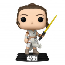 Фигурка Funko POP! Bobble: Star Wars Ep 9: Rey Yellow Lightsaber