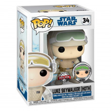 Фигурка Funko POP! Bobble: Star Wars: Luke Skywalker with Pin (Exc)