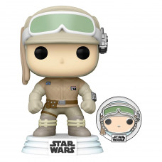 Фигурка Funko POP! Bobble: Star Wars: Luke Skywalker with Pin (Exc)