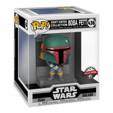 Фигурка Funko POP! Deluxe: Star Wars: Bounty Hunters Collection: Boba Fett (MT) (Exc)