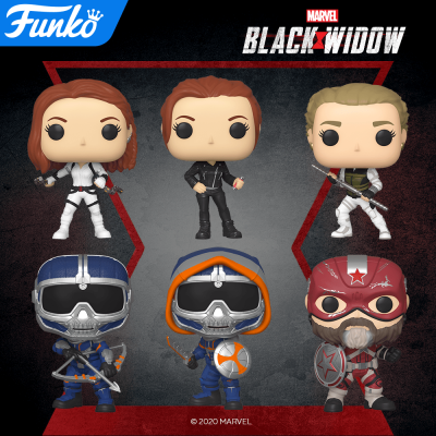 Анонс фигурок Funko POP! по мотивам полнометражного фильма «Чёрная вдова»